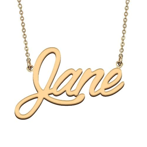 HUAN XUN Personalized Name Necklaces for Women Custom Stainless Steel Initial Ltter Necklace Pendant Jewelry for Christmas Birthday - Image 1