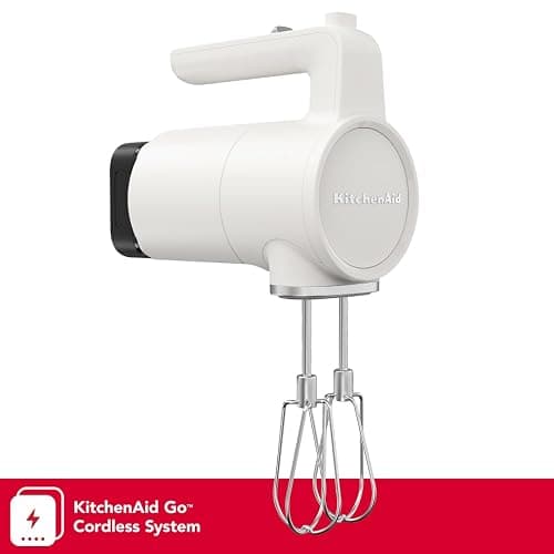 KitchenAid Go Cordless Hand Mixer - battery included, KHMR762, Porcelain White thumbnail 2