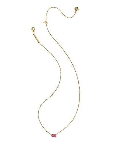 Kendra Scott Mini Elisa 14k Gold-Plated Satellite Short Pendant Necklace, Fashion Jewelry for Women thumbnail 2