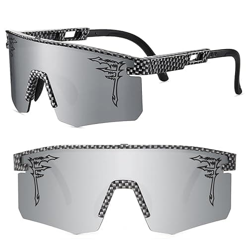 ACEXPNM Two Sizes Baseball Sunglasses For Adults and Youth Boys Girls Kids UV400 Men Women Outdoor Sports Sun Glasses thumbnail 4