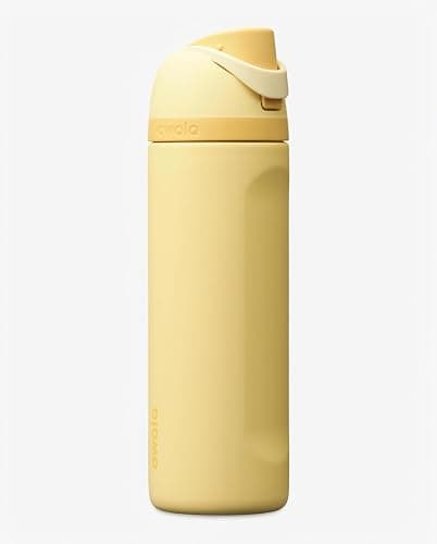 Owala FreeSip Stainless Steel Water Bottle 24 oz Butter Half thumbnail 2