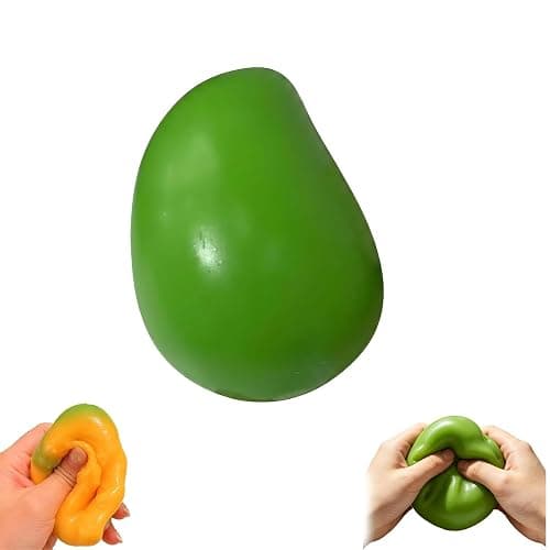 Crunchy Mango Squishy, Chameleon Mango Stress Ball for Adults - Image 1