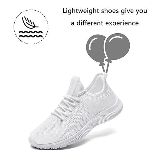 Lamincoa Women's Slip‑On Walking Sneakers, Lightweight Running Shoes | Tennis,Comfortable,Mesh,Non‑Slip,Workout,Fashion,Memory Foam,Athletic thumbnail 4