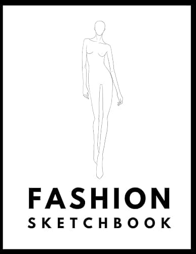 Fashion Design Sketchbook - Figure Templates Book - Sketch Pad For Designers - Outfit Designer And Clothing Drawings - Sketch Clothes For Models - Stylist Ideas Kit - Image 1