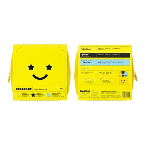 Starface Big Lil Gift Set - Hydrocolloid Pimple Patches Yellow and Black (32ct), Hydro-Star + Salicylic Acid (16ct) thumbnail 3