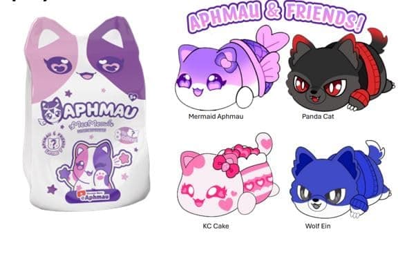 Aphmau MeeMeows 11” Classic Mystery Plush, Series 2 Friends; YouTube Gaming Channel, Plush Mystery Box, Blind Box, 1 of 4 Possible Friends MeeMeows, Official Merch thumbnail 4