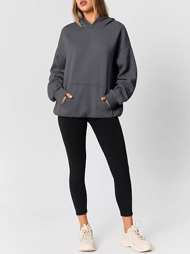 AUTOMET Womens Oversized Hoodies Trendy Pullover Sweatshirts | Comfrt Wear, Oversized Fit Soft Fleece Pullover, Perfect For Trendy Streetwear, College Outfits, And Daily Home Wear thumbnail 6