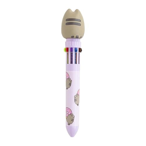 Grupo Erik Pusheen Pen, 10 in 1 Ballpoint Pen With 3D Pusheen Topper | Kawaii Pen | Multicoloured Pen | Pusheen Gift - Kawaii Stationery thumbnail 2