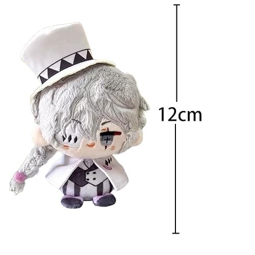 YLQANONG Dazai Osamu Anime Figure Pillow Bag Pendant Sigma/Nikolai Gogol Soft Pillow Cute Stuffed Cushion Anime Figures 4.72IN thumbnail 3