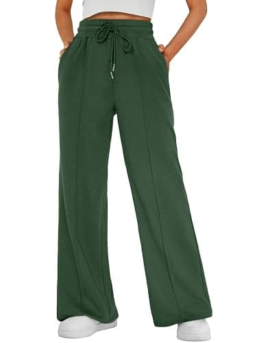 AUTOMET Womens Wide Leg Sweatpants Baggy Lounge Travel Pants Fall Fashion Outfits 2025 Winter Clothes Joggers - Image 1