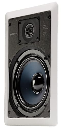 Polk Audio RC65i 2-Way Premium in-Wall 6.5 Speakers, Rectangular Indoor Speakers, Set of 2 Perfect for Damp and Humid Indoor Placement - Bath, Kitchen, Covered Porches (White, Paintable Grille) thumbnail 4