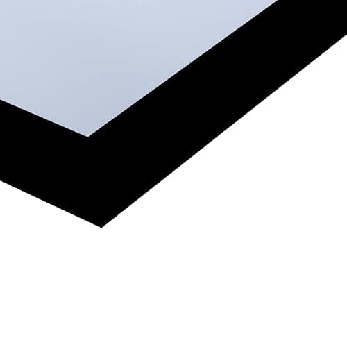 Reflex Sales 129 x 37.5 cm, Overdoor Mirror, Full Length, for Bathroom/Bedroom/Wardrobe (Black) thumbnail 3