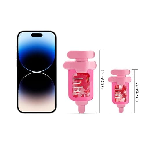Large Pink Syringe Design Hair Claw Clip for Women Girls Gift Birthday 4.13 x 2.04 inches, Acetate Material thumbnail 3