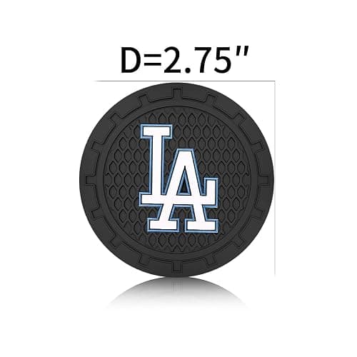 Silicone Dodgers Car Cup Holder Coasters,Baseball Fans Car Coasters for LA Dodgers Fans, Non-Slip Universal Fit Cup Holder Insert thumbnail 4