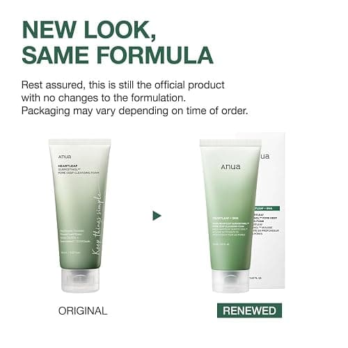 ANUA Heartleaf Quercetinol Pore Deep Cleansing Foam, Facial Cleanser, for Double Cleansing, BHA, Hyaluronic Acid, Glycerin, Face Wash, Blackhead Remover, Korean Skincare (150ml/5.07 fl.oz.) thumbnail 2