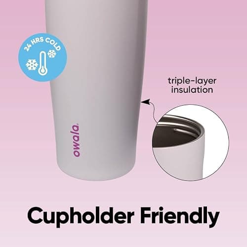 Owala FreeSip Sway Stainless Steel Water Bottle 30 oz Dreamy Field thumbnail 7