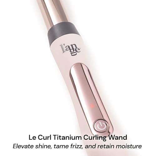 L'ANGE Hair Le Curl 25 MM Titanium Curling Wand | Professional 1 Inch Curling Iron for All Hair Types | Clip Free Hair Curler | Best Curling Wand for Tighter Curls & Beach Waves thumbnail 4