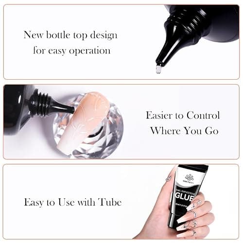 Born Pretty Rhinestone Glue für Nail Charms Nägel Nail Glue Nail Art Strass Kleber für 3D Nägel Edelsteine Perlen Nail Art Juwelen Gehärtet Brauchen Nail Art DIY zu Hause 30ML thumbnail 8
