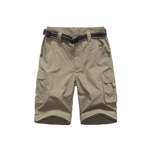 JOMLUN Boy’s Scout Pants Convertible Hiking Quick Dry Zip Off Pants Outdoor Climbing Casual Trouser Kids Youth Cargo Pants thumbnail 4