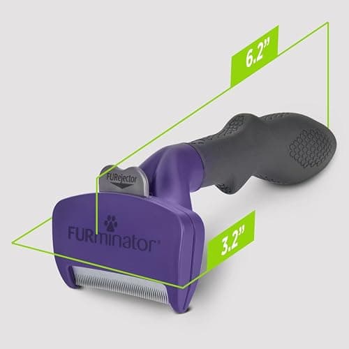 FURminator deShedding Tool For Medium/Large Cats, Short Hair, Removes Loose Hair From Shedding thumbnail 8