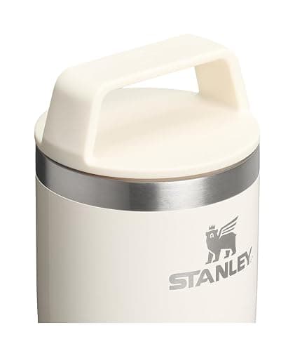 STANLEY Cafe To Go Travel Mug 16 oz | Leakproof Two-Part Drink Through Lid | Tumbler Cup for Coffee, Tea and Drinks | Insulated Stainless Steel Coffee Mug | BPA-Free | Cream Gloss - Cream Gloss - 16 Ounces thumbnail 5