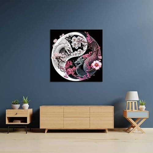 JFYHAB Dragon Diamond Painting Kits-Taichi Dragon Diamond Painting Kits for Adults,5D DIY Full Drill Dragon Diamond Art for Home Wall Decor 12x12inch thumbnail 8