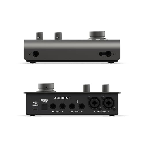 Audient Audiointerface iD14 MKII, 2 Class-A Mikrofonvorverstärkern (High Performance USB-Audiointerface, USB-C Anschluss, Monitor Mix und Monitor Panning Funktion, 2 Kopfhörerausgänge), iD MKII thumbnail 3