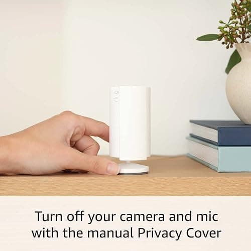 Ring Indoor Cam (newest model) — Home or business security in 1080p HD video — 4-pack, White - White - 4 Cameras thumbnail 3