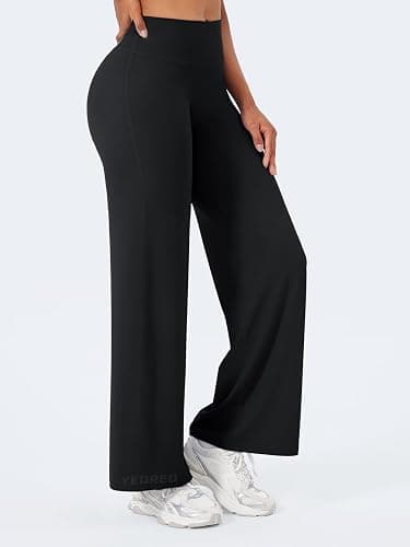 YEOREO Workout Leggings Womens No Front Seam Straight Leggings 29"/ 31.5"/ 33"/ 35" High Waist Buttery Eddiy Gym Yoga Pants thumbnail 7