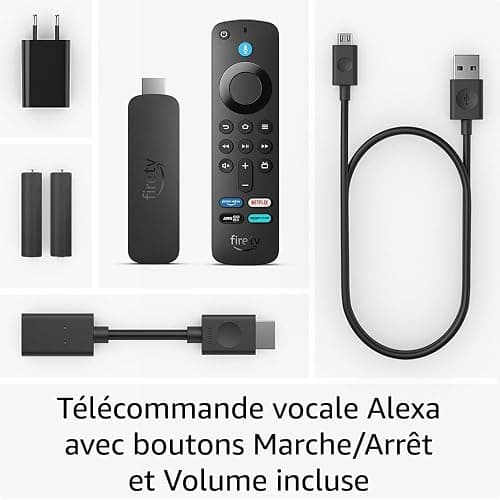 Amazon Fire TV Stick 4K, Appareil de streaming avec prise en charge du Wi-Fi 6 et des technologies Dolby Vision/Atmos et HDR10+ thumbnail 6
