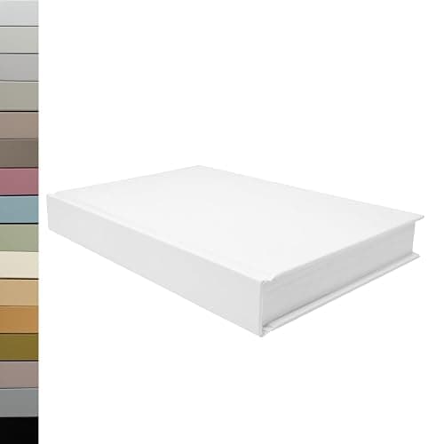 Covogoods CovoBook™ Blank Hardcover | Premium Sketchbook Journal Guest Book | Photo Prop Home Decor (White, Size 9) - Image 1