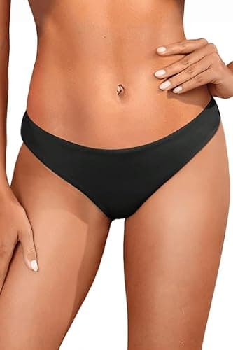 Tempt Me Women Low Rise Bikini Bottoms - Moderate Coverage Bathing Suit Bottoms Low Waisted Swimsuit Bottoms Brief 2025 - Image 1