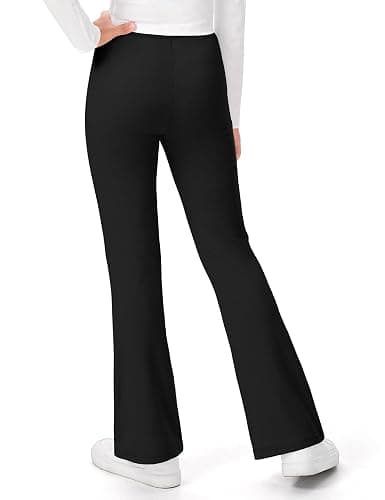 KEREDA 3 Pack School Uniform Pants for Girls Flare Leggings Bell Bottoms Trendy Clothes for Teen Girls Kids thumbnail 5