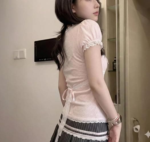 Women's Cutecore Kawaii T-Shirt Y2K Harajuku Graphic Tee for Teens Alt Emo Aesthetic Tops 2000s Clothing for Girls thumbnail 5