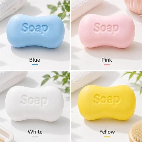 Crunchy Soap Squishy Asmr Stress Ball, Realistic Bar Soap Shape Bead-Filled Crunchy Squishy Stress Ball,Stress Relief Toy,Non-Rebound Zero-Bounce Fidget Toy for Office Desk Anxiety Relief (White) thumbnail 7