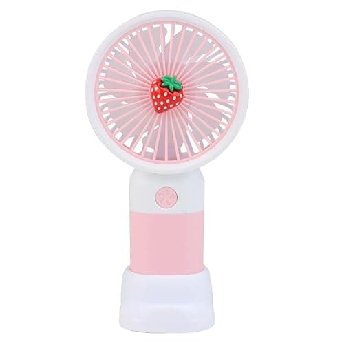 Tomedeks omedeks Handventilator,Mini Ventilator mit 400mAH Wiederaufladbarer Akku,Persönlicher Tragbarer Hand Ventilatoren Batteriebetrieben mit 3 Geschwindigkeiten,Perfekt für Reisen im Freien - Image 1