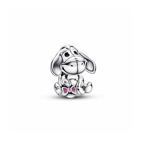 PANDORA Disney Winnie Puuh I-Ah Charm aus Sterling Silber und Emaille - Kompatibel mit PANDORA Moments Armbänder - Image 1