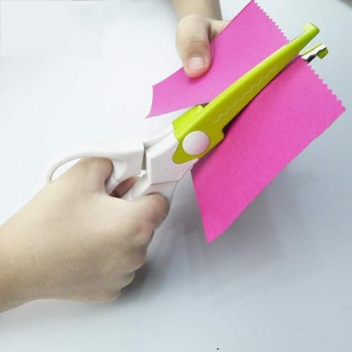 BINWISH Decorative Scissors Set, 5 Pairs Craft Scissors Decorative Edges with Portable Organizing Container thumbnail 2