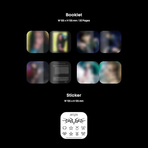 AESPA 1ST MINI ALBUM - SAVAGE P.O.S Ver. Case R + Cover + Booklet + Sticker + AR Clip Card + AR Photo Card thumbnail 5