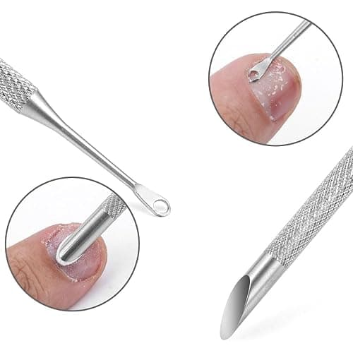 Doppelendig Nagelhautschieber Selbstklebend Schleifpapier Maniküre Set Nagelhautentferner Nagelschieber Sandpapier Nagelfeile Nail Art Cuticle Remover Nagelpflegeset Nailart Nagelhaut Entfernen Tools thumbnail 9