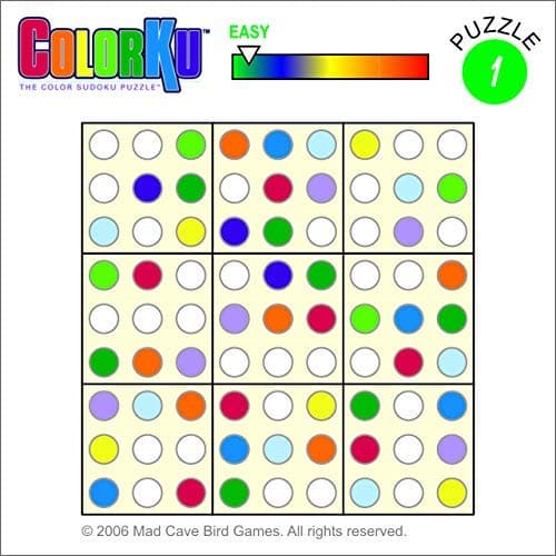 ColorKu by Mad Cave Bird Games thumbnail 7