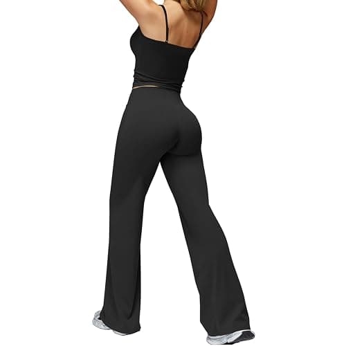 JN JANPRINT Gym Sets for Women 2 Piece Scoop Neck Cami Tank Tops Straight Leg Bottoms Yoga Outfits Tracksuit thumbnail 2