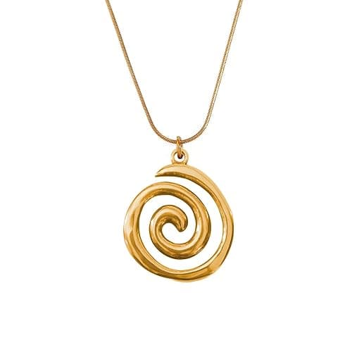 WOFALO store 2 PCS Spiral Gold and Silver Swirl Necklace - Boho Choker Necklace Style Accessory Summer Jewelry for Women thumbnail 7