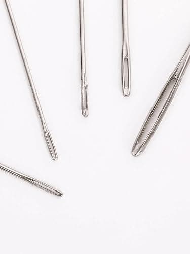 55pcs Stainless Steel Hand Sewing Needles Set, Big Eye Embroidery Needles Kit with Assorted Sizes, Premium Needlework Supplies for Sewing Crafting thumbnail 7