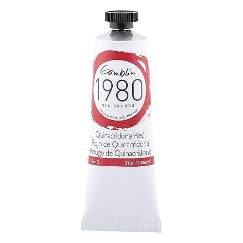 Gamblin 1980 Oil Quin Red 37Ml - Image 1
