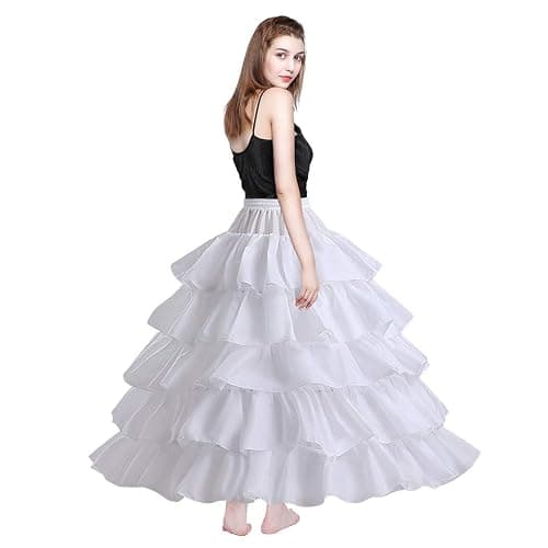 VeMee Women Wedding Petticoat Crinoline Underskirt Slips Underskirt for Women thumbnail 6