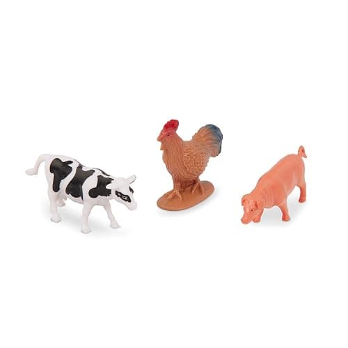 Terra by Battat – 60pcs Farm Animals Toy Tube – Mini Plastic Barnyard Animal Figurines for Kids – Includes Cow, Pig, Goat, Sheep & More – Educational Playset for Toddlers Ages 3+ thumbnail 9