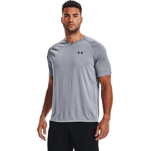 Under Armour Mens Tech 2.0 V-Neck Short-Sleeve T-Shirt - Image 1
