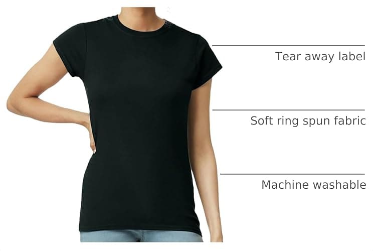 Gildan Womens Softstyle Cotton T-Shirt, Style G64000l, Multipack thumbnail 4