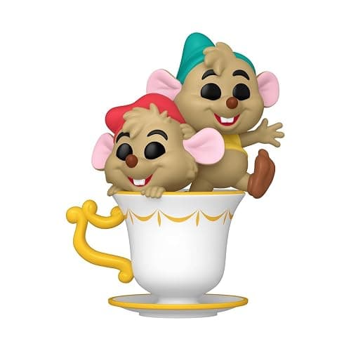 Funko Pop! Disney: Cinderellas 75th - Gus Gus - J & G in Cup- Figura in Vinile da Collezione - Idea Regalo - Merchandising Ufficiale - Giocattoli per Bambini e Adulti - Movies Fans thumbnail 2